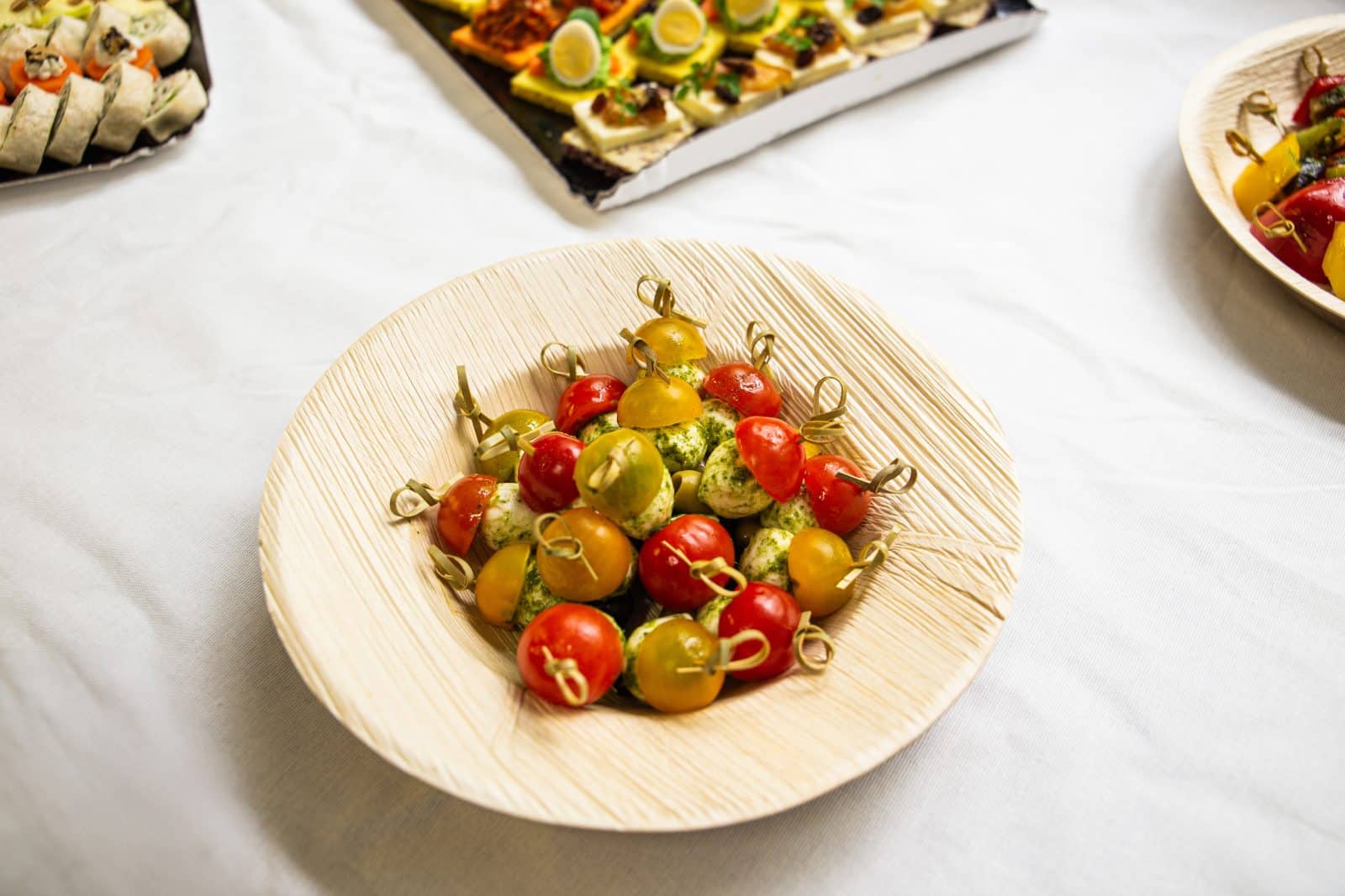 cocktail traiteur végétarien brochette tomates
