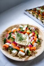cocktail traiteur végétarien brochette légume