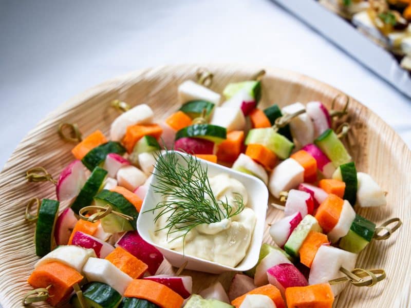 cocktail traiteur végétarien brochette légume